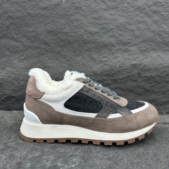 Brunello Cucinelli Brown Warm Running Shoes - Picture 7 of 9